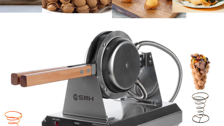 SMH Bubble Waffle Makinesi ile kafe açma sürecini anlatan görsel, kafe kurulumunda gerekli ekipman ve adımları içeriyor.